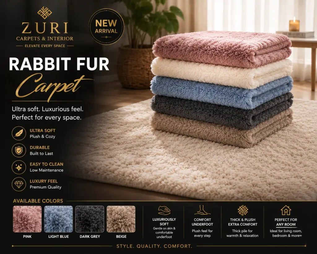 Rabbit Fur Carpets